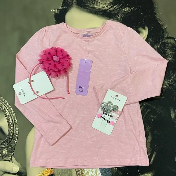 💚Combo Pack of 4️⃣Hairband/Clip/2 Tops - Picture 4 of 10